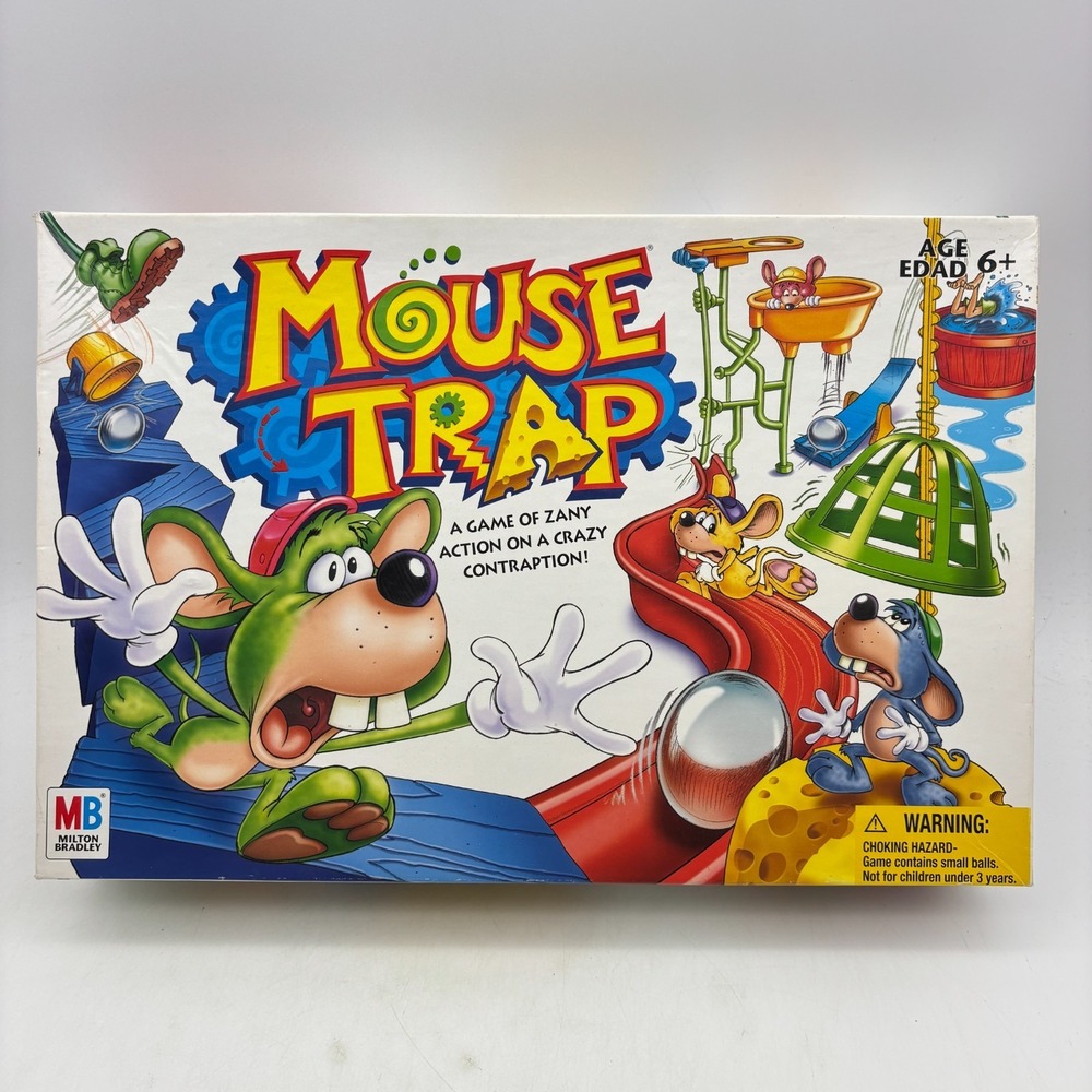 VINTAGE Mouse Trap COMPLETE Milton Bradley 2005 Classic Board Game Kids Family